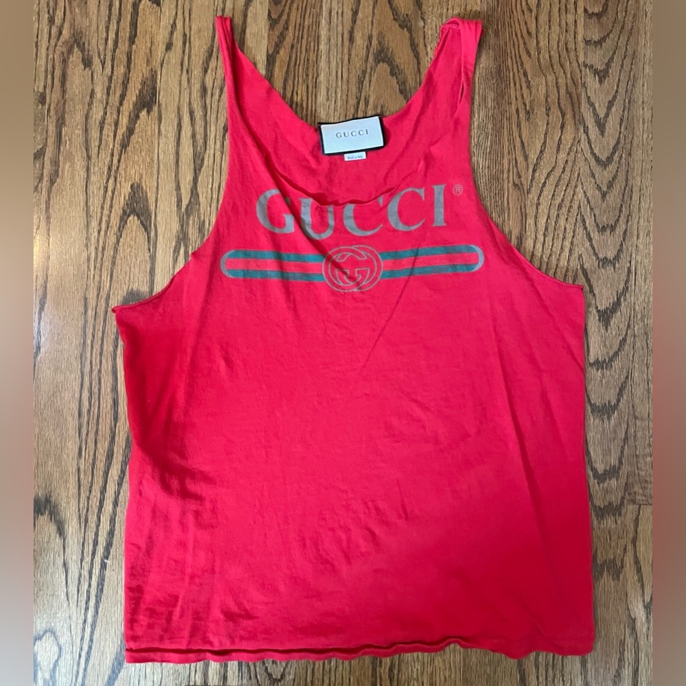 Gucci unisex tank 100% authentic worn twice